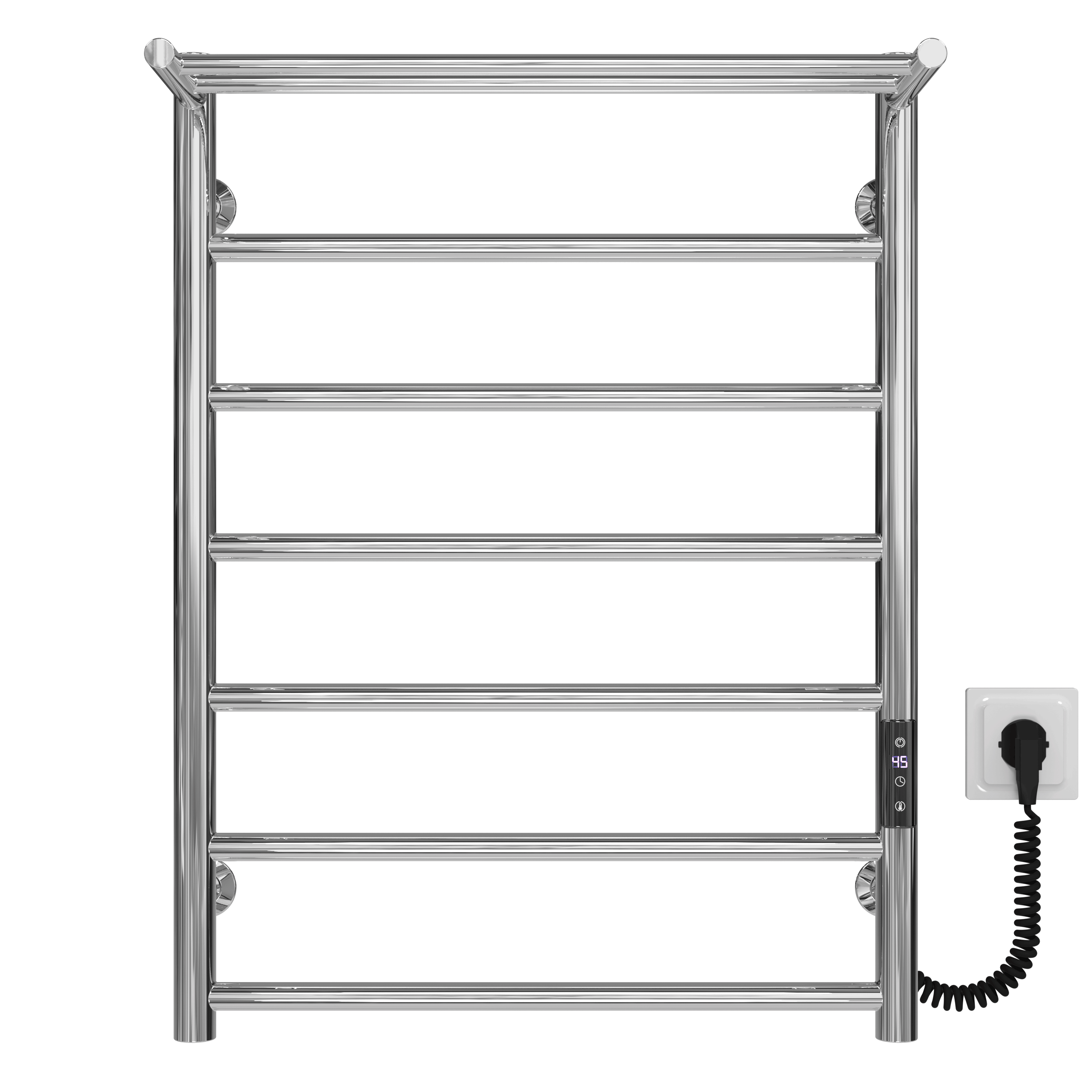 Рушникосушарка електрична Deffi Терма П7 JD03 праве підключення нержавіюча сталь 500х700 мм Хром (C.TE.70.50.7.E.C.R.1)