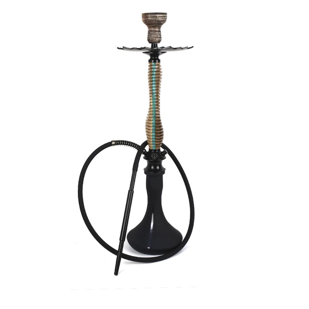 Кальян Karma Hookah 3.0 Line Turquoise Craft Black Matt