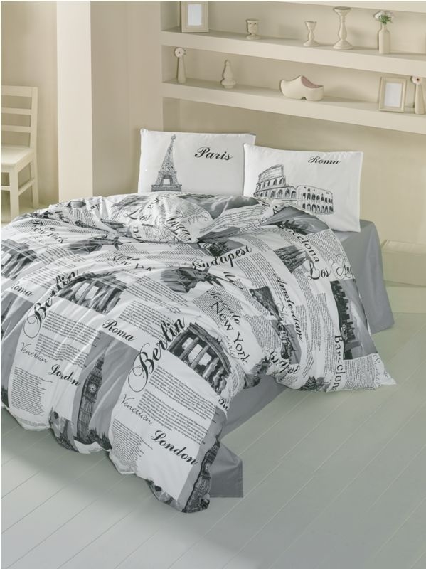 Комплект постельного белья Lighthouse Ranforce City 2х160х220 см/50х70 см 2 шт.