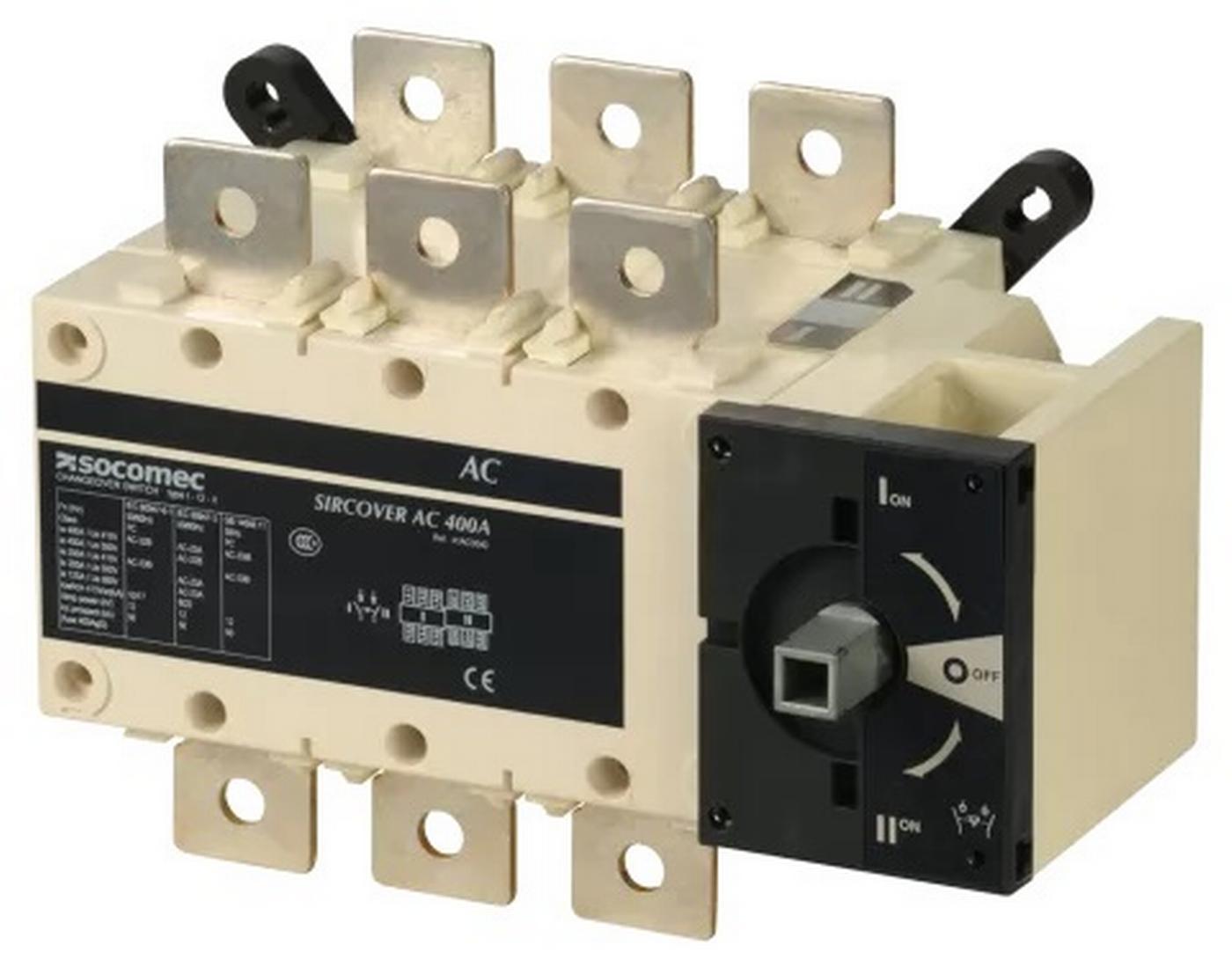 Переключатель нагрузки SOCOMEC SIRCOVER 3x400A I-0-II (41AC3040)