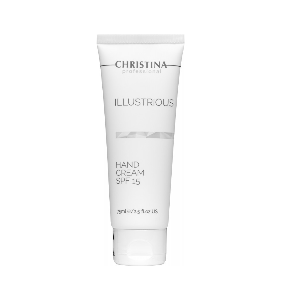 Крем для рук SPF15 CHRISTINA Illustrious Hand Cream SPF15 75 мл Крем для рук SPF15 CHRISTINA Illustrious Hand Cream SPF15 75 мл