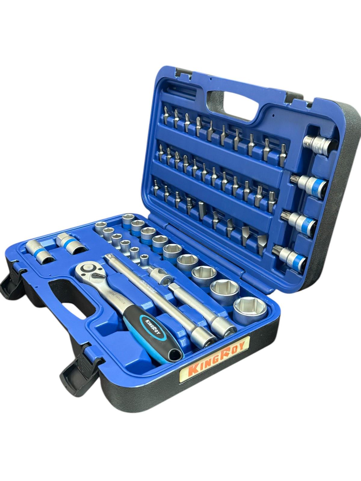 Набір інструментів KING ROY 56 пр. (13057) - фото 2 Набір інструментів KING ROY 56 пр. (13057) - фото 2