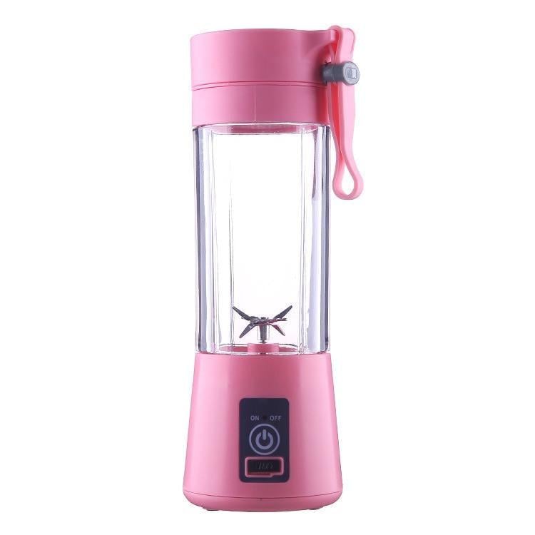 Фитнес-блендер портативный Smart Juice Cup Fruits USB Розовый (1693378771)