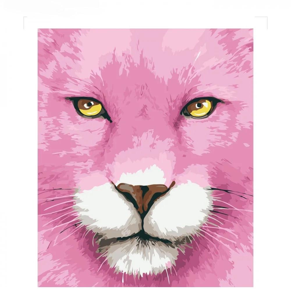 Картина за номерами Strateg Рожева левиця 40x50 см (VA-1140)