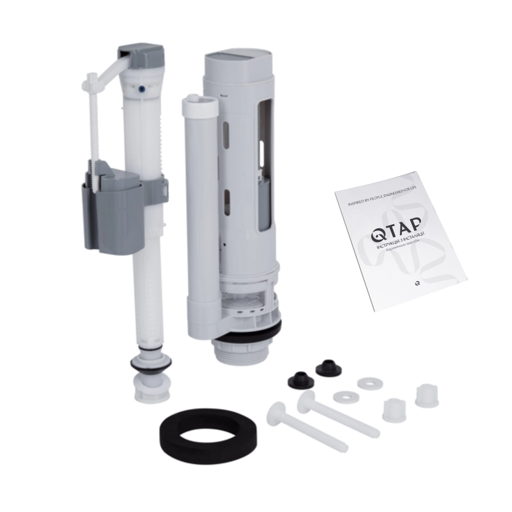 Унітаз підлоговий Qtap Presto Quadro безобідковий з сидінням дюропласт Soft-close Білий (QT24221215AW) - фото 6 Унітаз підлоговий Qtap Presto Quadro безобідковий з сидінням дюропласт Soft-close Білий (QT24221215AW) - фото 6