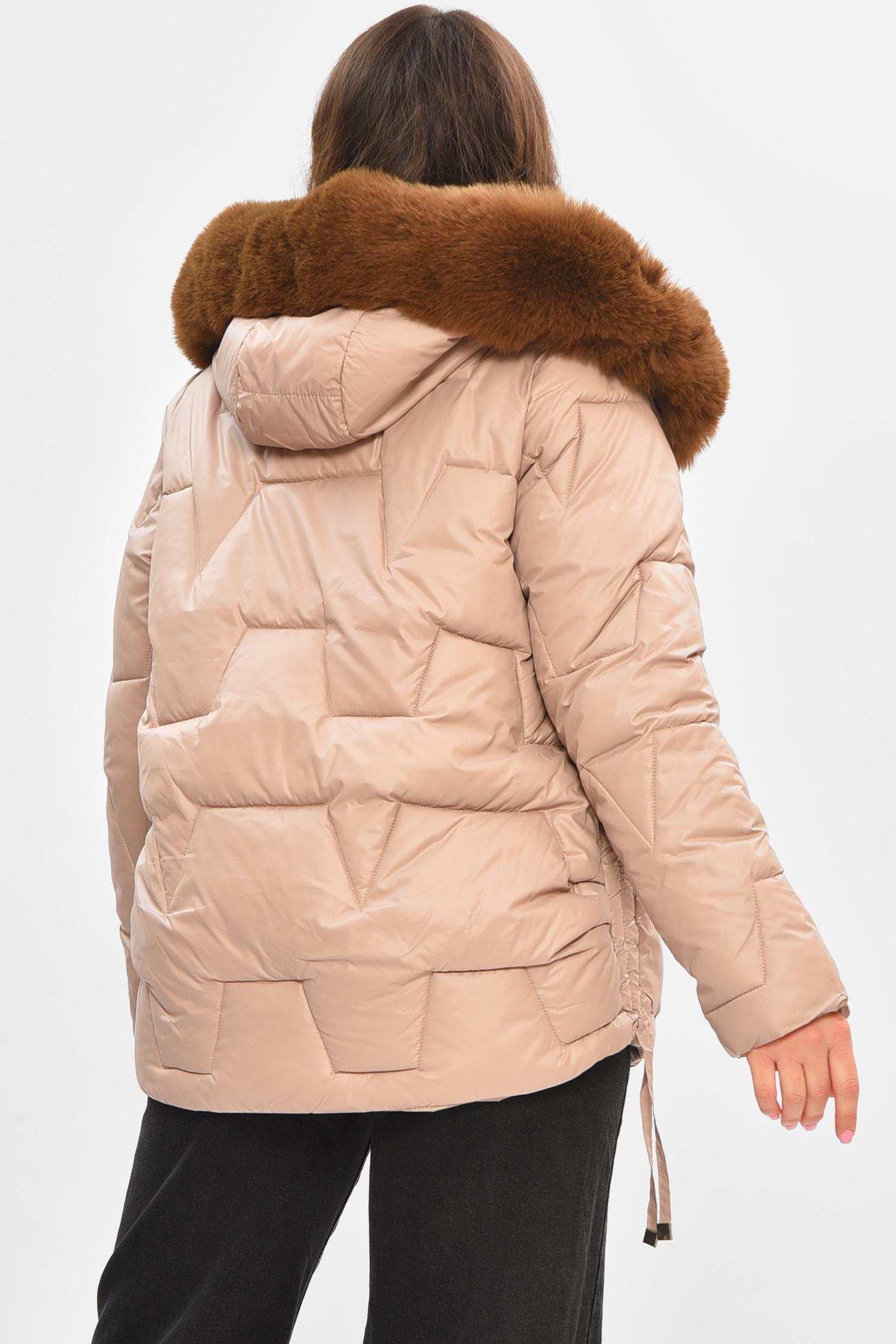 Куртка жіноча демісезонна L Світло-бежевий (206967) - фото 3