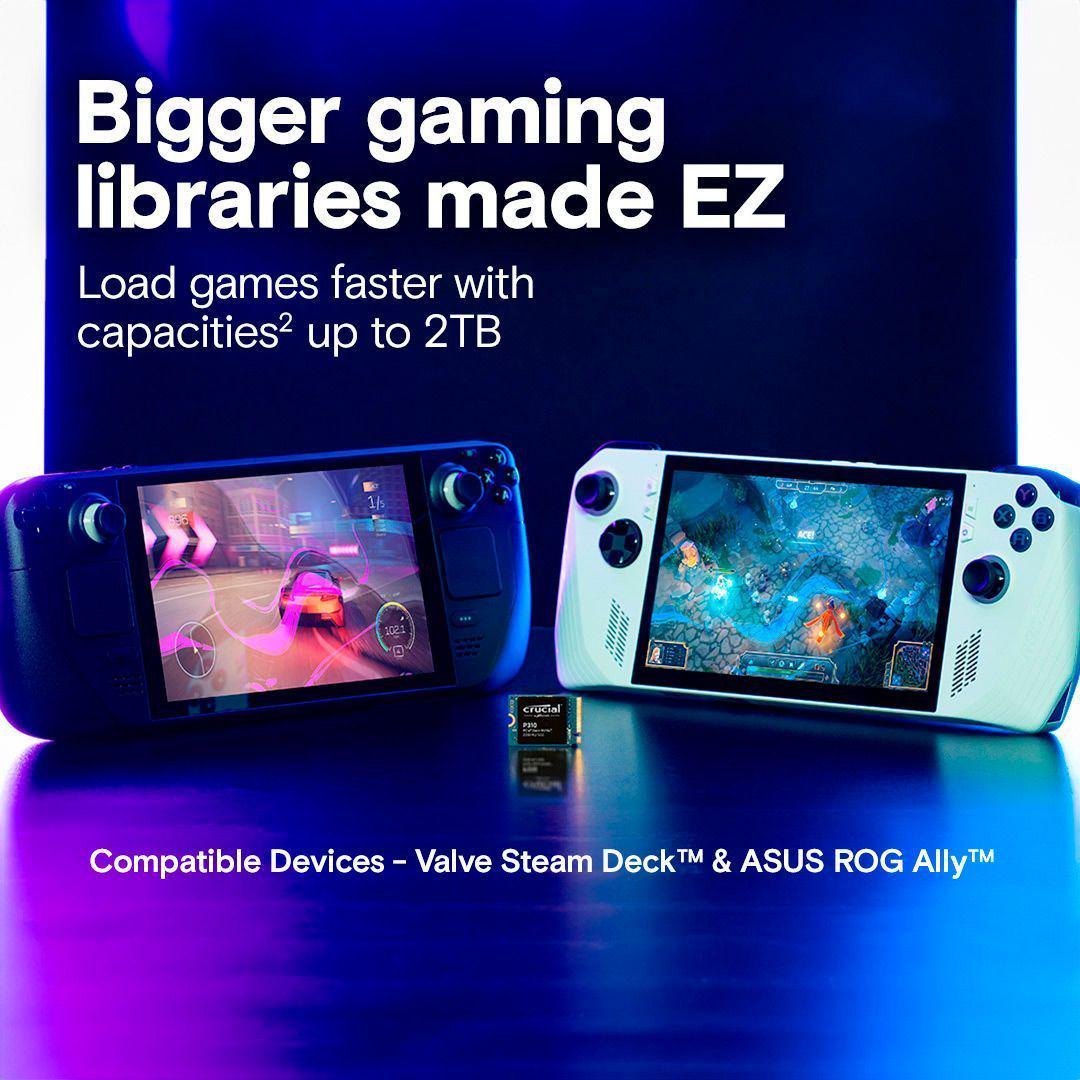 SSD-накопитель Crucial P310 1TB (CT1000P310SSD2) - фото 3 SSD-накопитель Crucial P310 1TB (CT1000P310SSD2) - фото 3