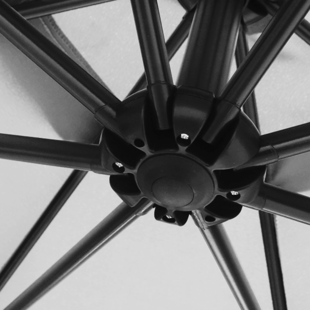 Зонтик садовый Di Volio EMPOLI 350 см и основа садового зонтика Серый (1631) - фото 14