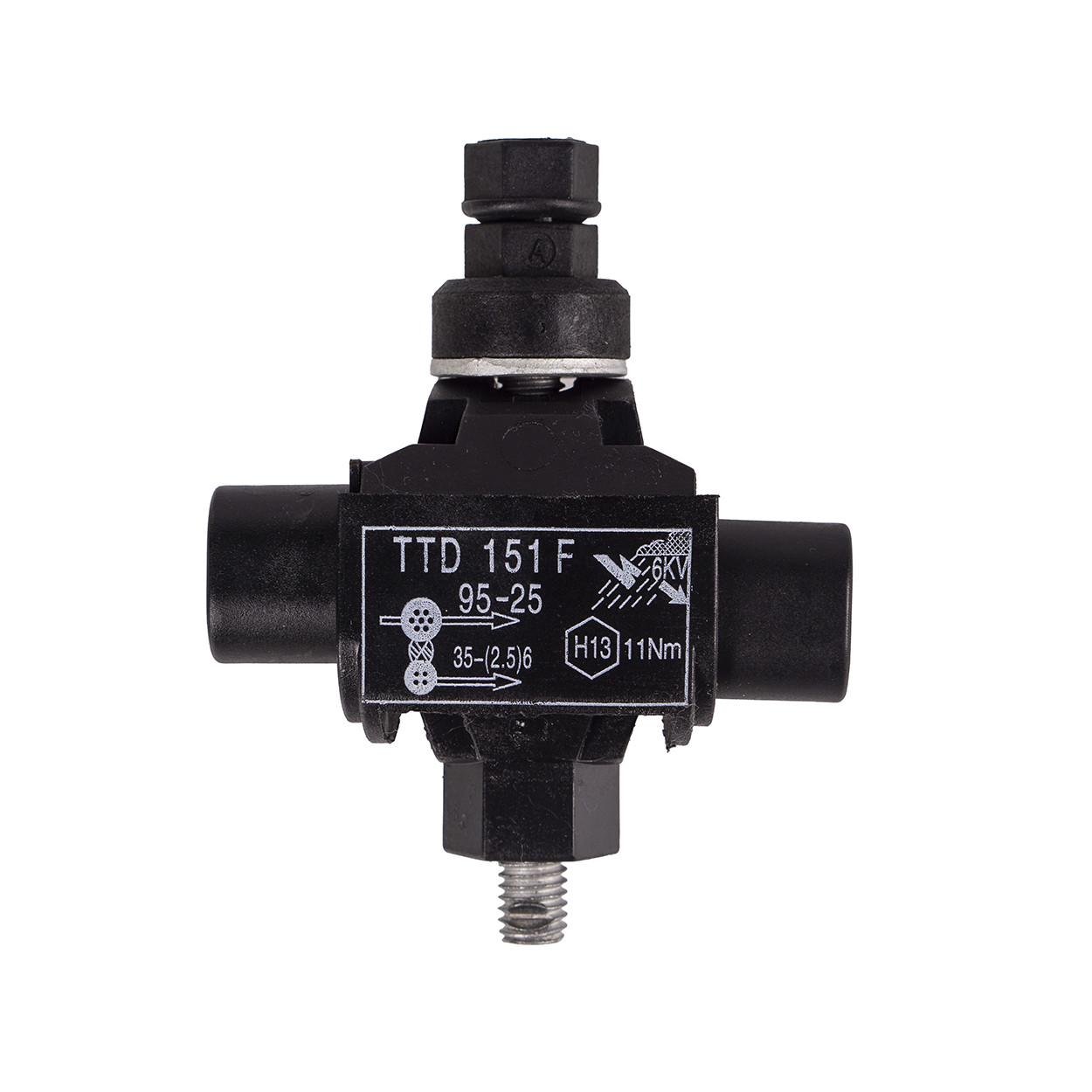 Отводной прокалывающий зажим TTD 151F 95-25 35 2,5 11NM (2) Отводной прокалывающий зажим TTD 151F 95-25 35 2,5 11NM (2)