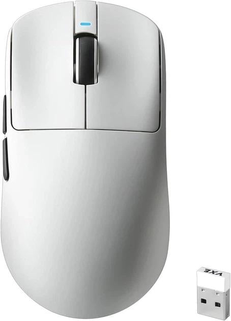 Мышь игровая беспроводная VGN VXE R1 SE+ 2.4G/Bluetooth/кабель PAW3395 SE 18000 DPI Белый (37516985)