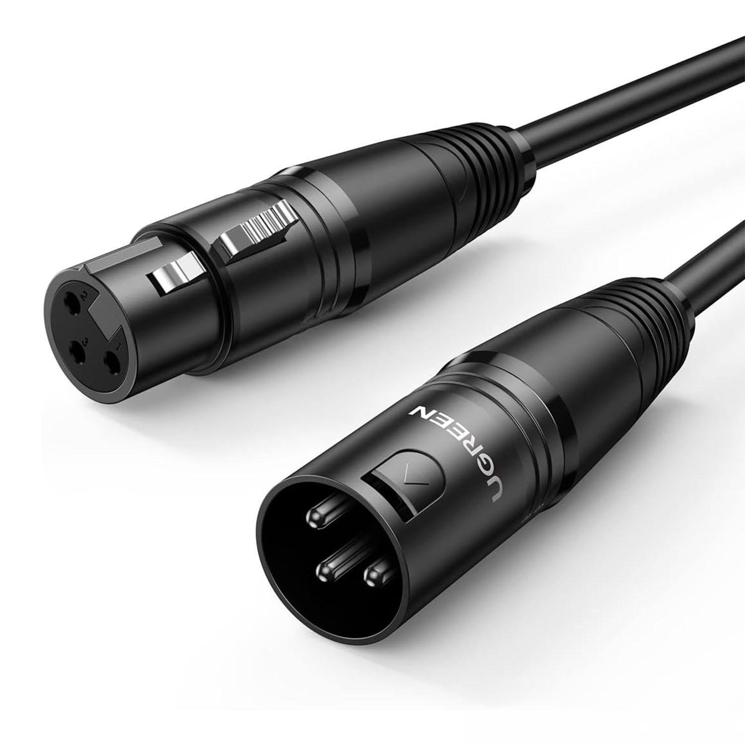 Кабель UGREEN XLR мама-XLR папа для мікшеру 3 м Чорний (20711)