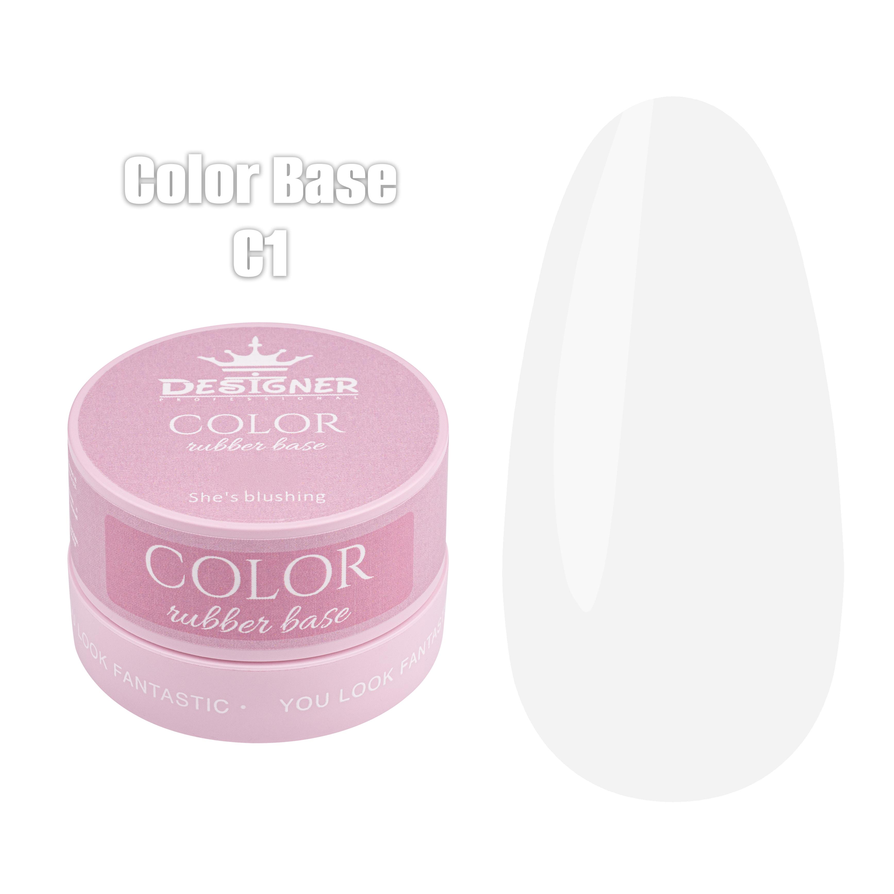 База камуфлирующая цветная Designer Professional Color Base 30 мл Clear C1