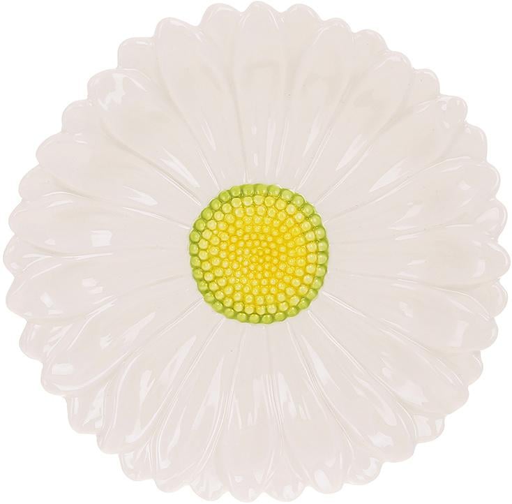 Тарелки керамические Ромашка 4 шт. 20 см - фото 1