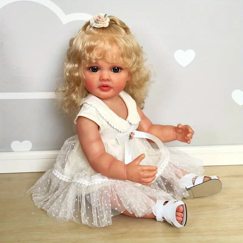 Кукла Реборн девочка Амелия 55 см - фото 5 Кукла Реборн девочка Амелия 55 см - фото 5