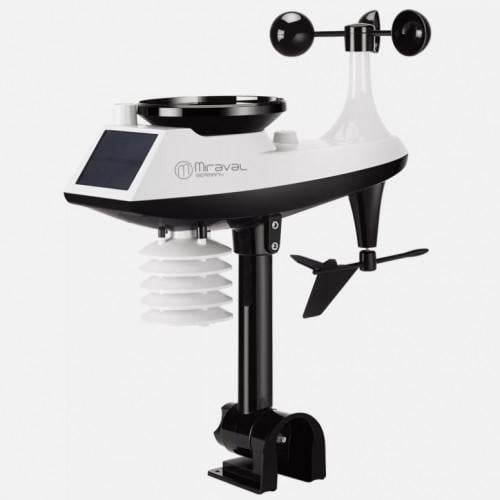 Метеостанція Miraval з цифровим дисплеєм/вітроміром та дощоміром (100701)