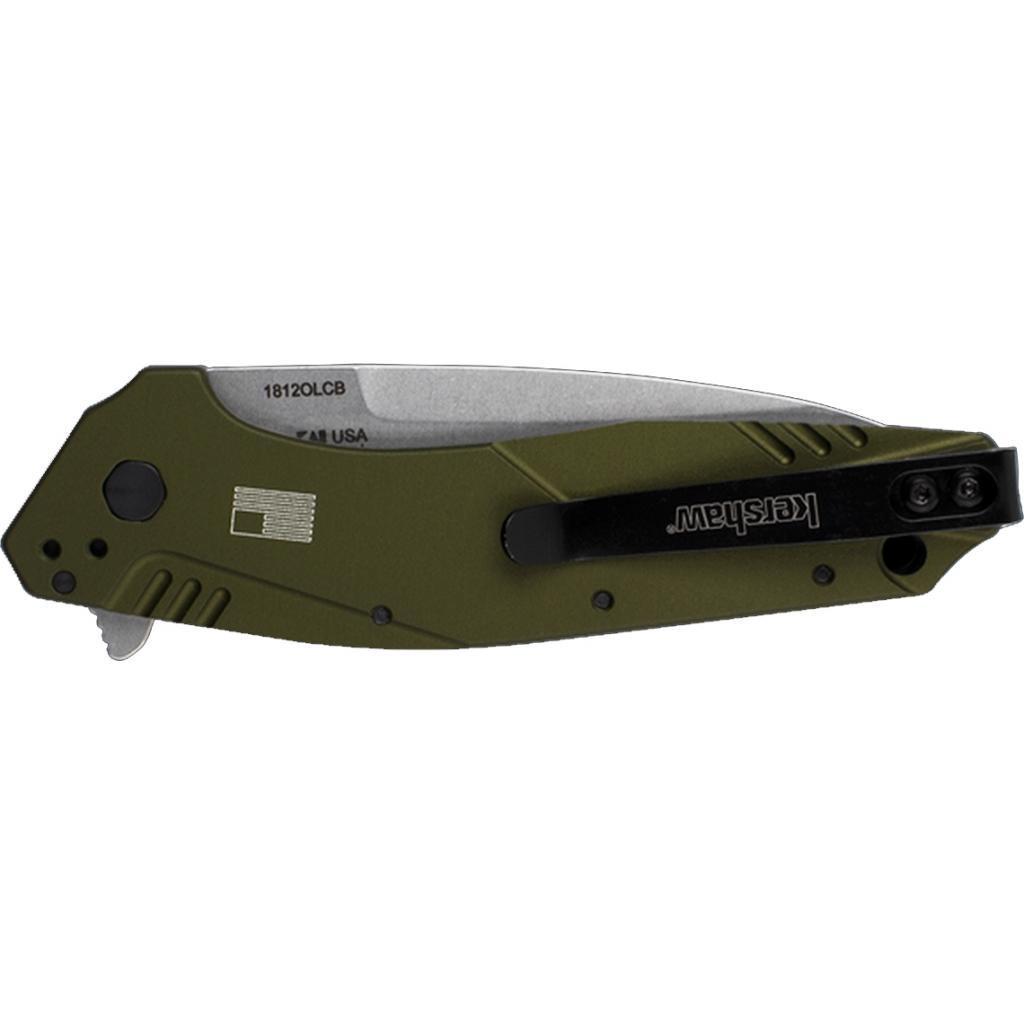 Ніж складаний мисливський Kershaw Dividend Composite Blade Olive (m374694) - фото 2 Ніж складаний мисливський Kershaw Dividend Composite Blade Olive (m374694) - фото 2