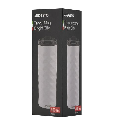 Термокружка Ardesto Bright City AR2640BG 0,4 л Бежевый - фото 5