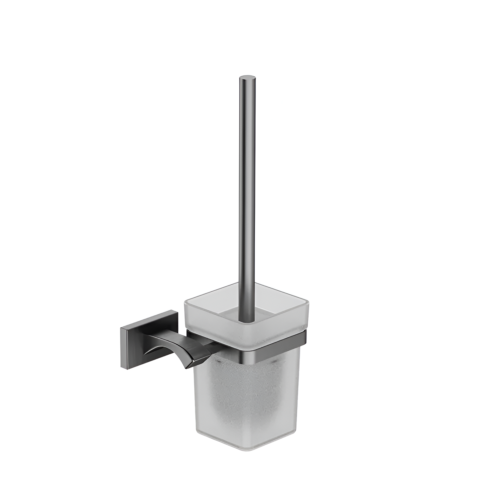 Ершик для унитаза настенный Gappo G0710-9 оружейная сталь (SQ-1046458)