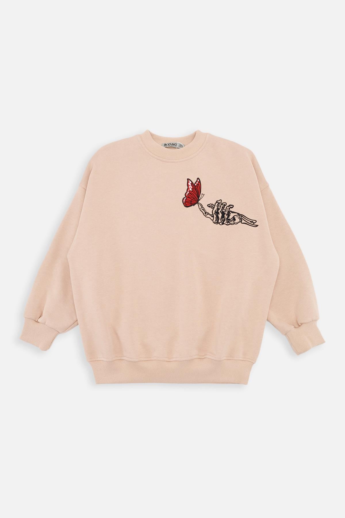 Свитшот для девочки 152 см Бежевый (ЦБ-00269717)