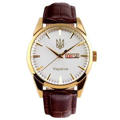 Наручные часы Skmei Ukraine 37099073GDWT/B Gold/White (2280745252)