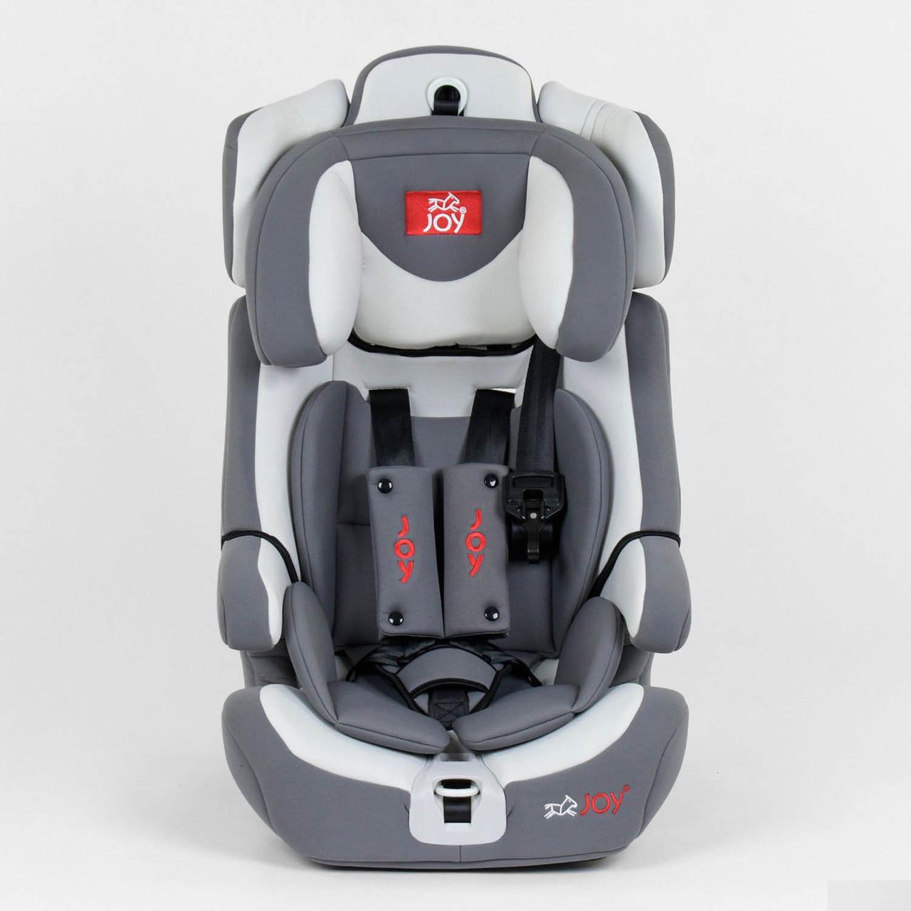 Автокрісло дитяче JOY FX 9559 від 1 року до 12 років із системою Isofix Сірий (29-7-80460) - фото 2