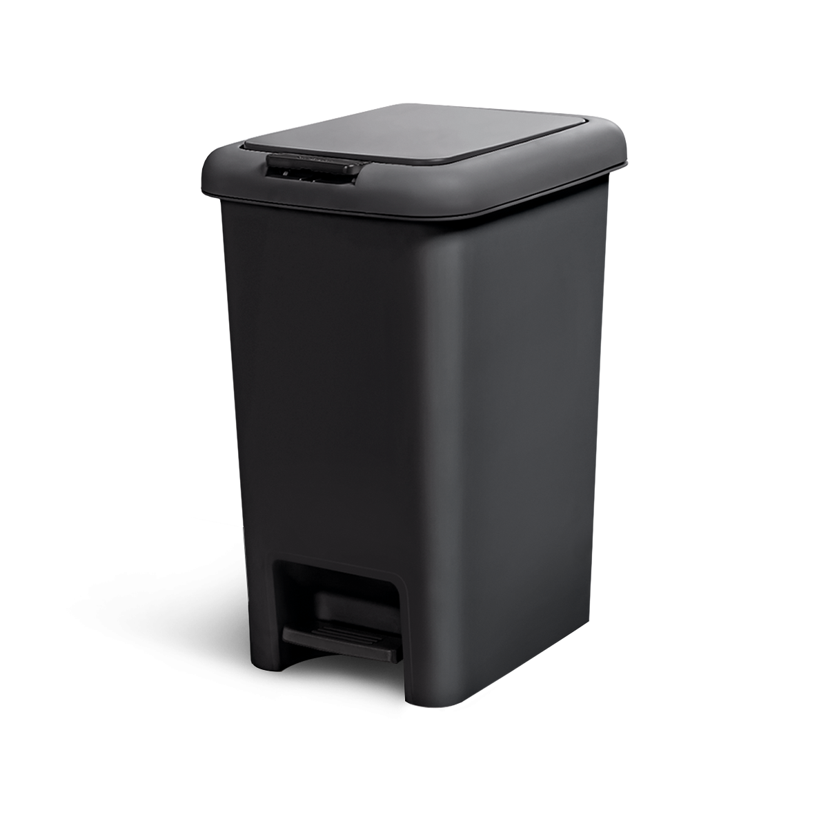 Відро для сміття МВМ MY HOME BIN-01 з кришкою і педаллю 20 л Антрацитовий (BIN-01 20L ANTHRACITE) - фото 4