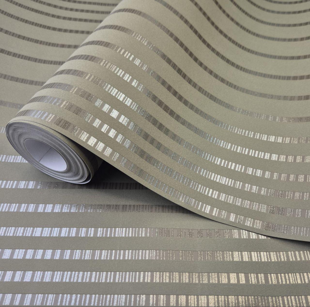 Шпалери вінілові Marburg на флізеліновій основі в смужку для спальні/коридору/кабінету 10,05x0,53 м (55730)