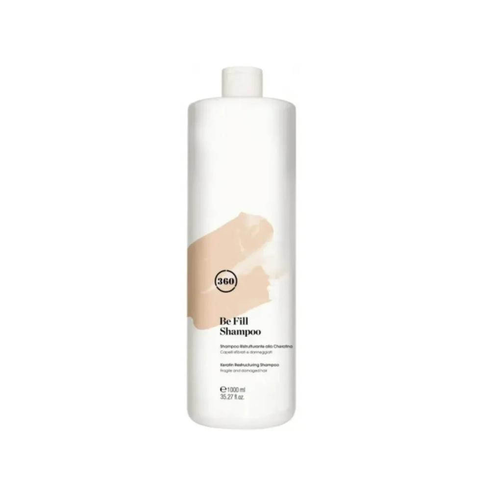 Шампунь поживний для фарбованого волосся з кератином 360 Be Fill Shampoo 1000 мл