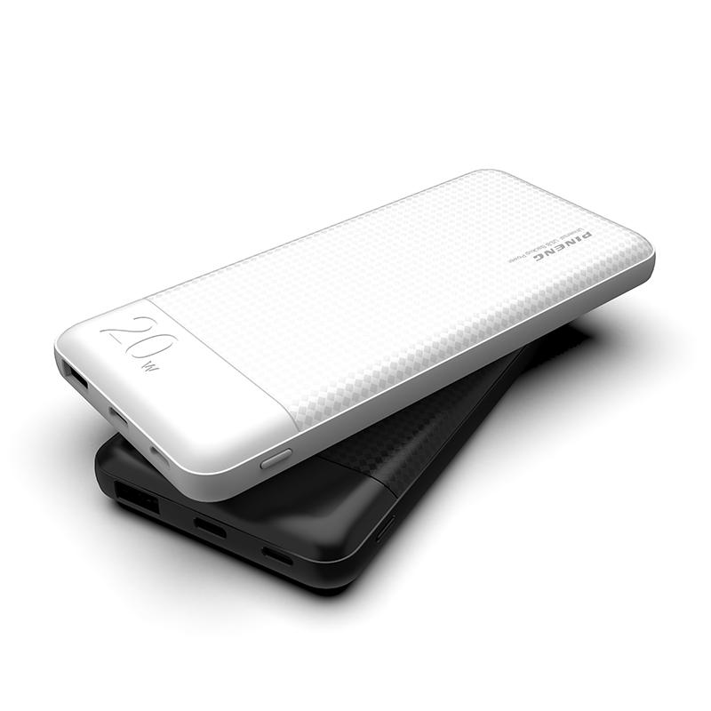 Повербанк Pineng PN-852 QC 3.0/PD 20W 10000 mAh White (85200) - фото 3