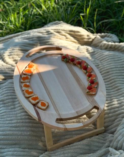 Столик-піднос на ніжках 50х40 см (018ст) - фото 3 Столик-піднос на ніжках 50х40 см (018ст) - фото 3