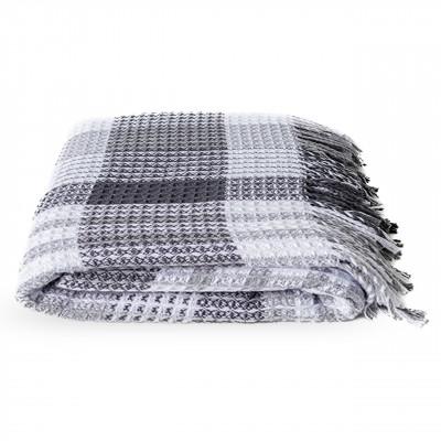 Плед корфа 140x200 см Серый - фото 1 Плед корфа 140x200 см Серый - фото 1