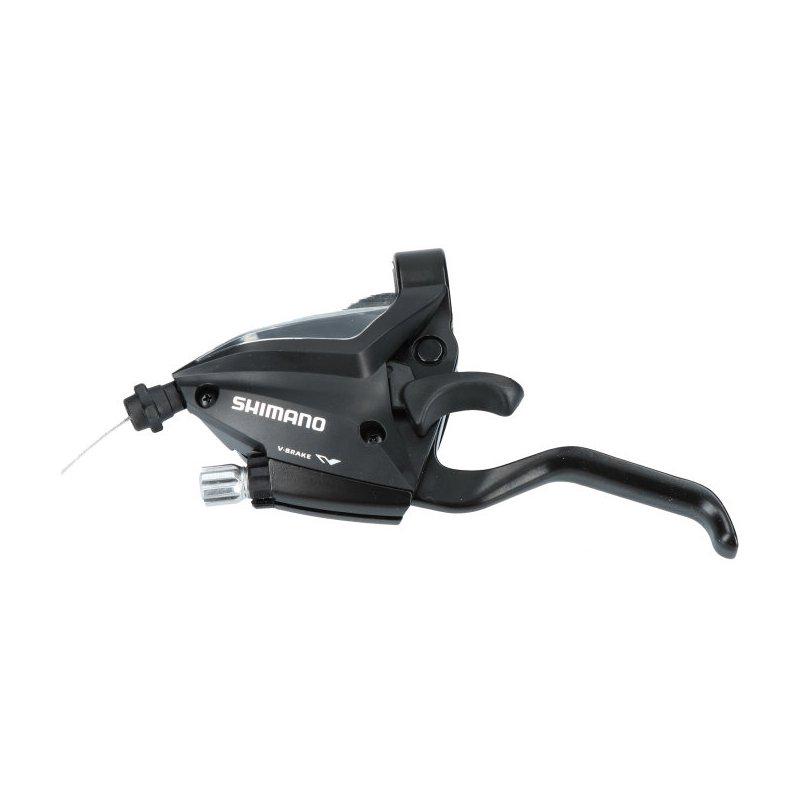 Тормозная ручка Shimano ST-EF500 левая 3 скорости Черная (ASTEF5002LSBL)