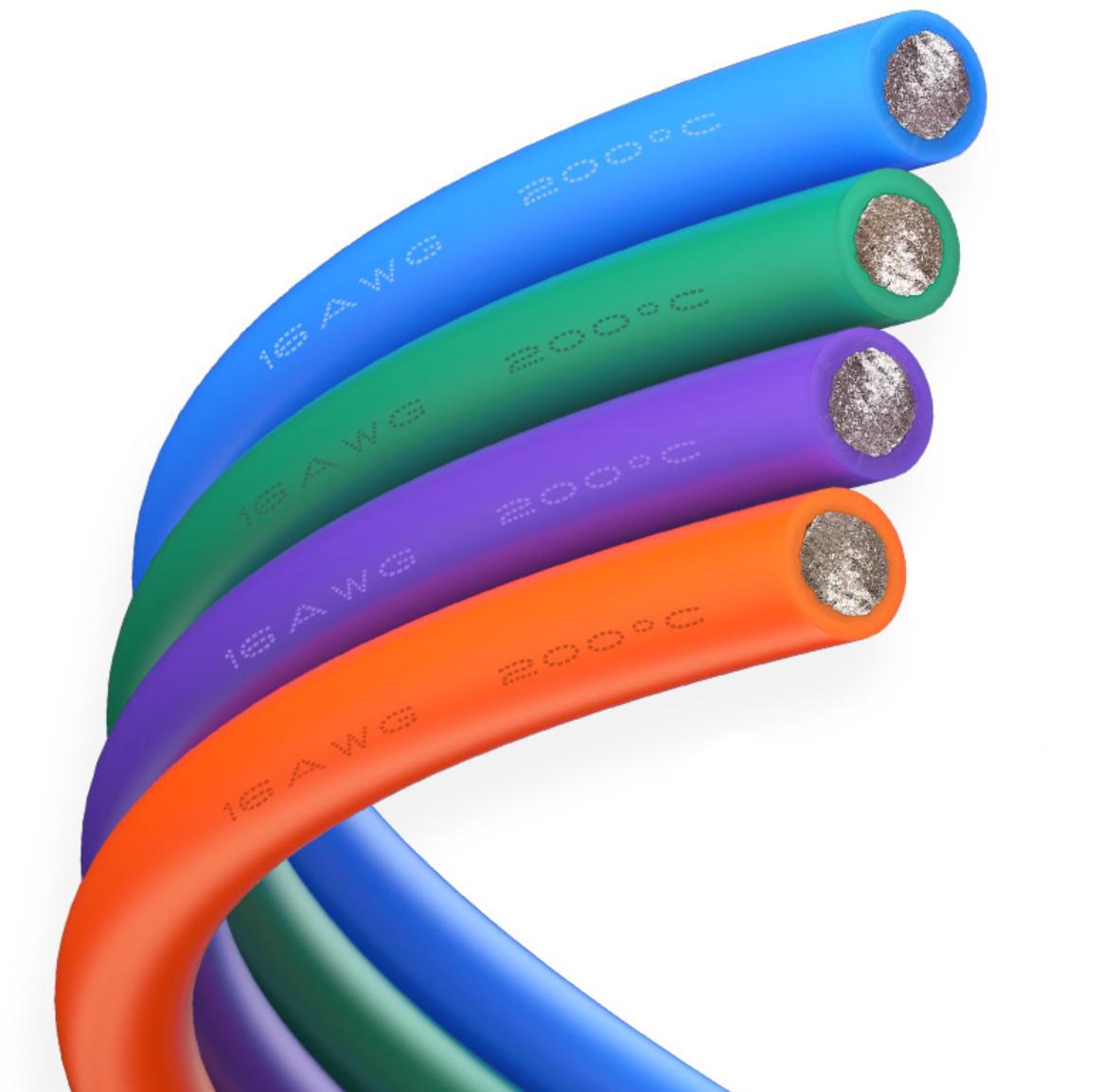 Набір монтажного дроту HandsKit 24AWG-RG у силіконовій ізоляції 0,2 мм2x10 м Різнокольоровий (2379180576) - фото 6