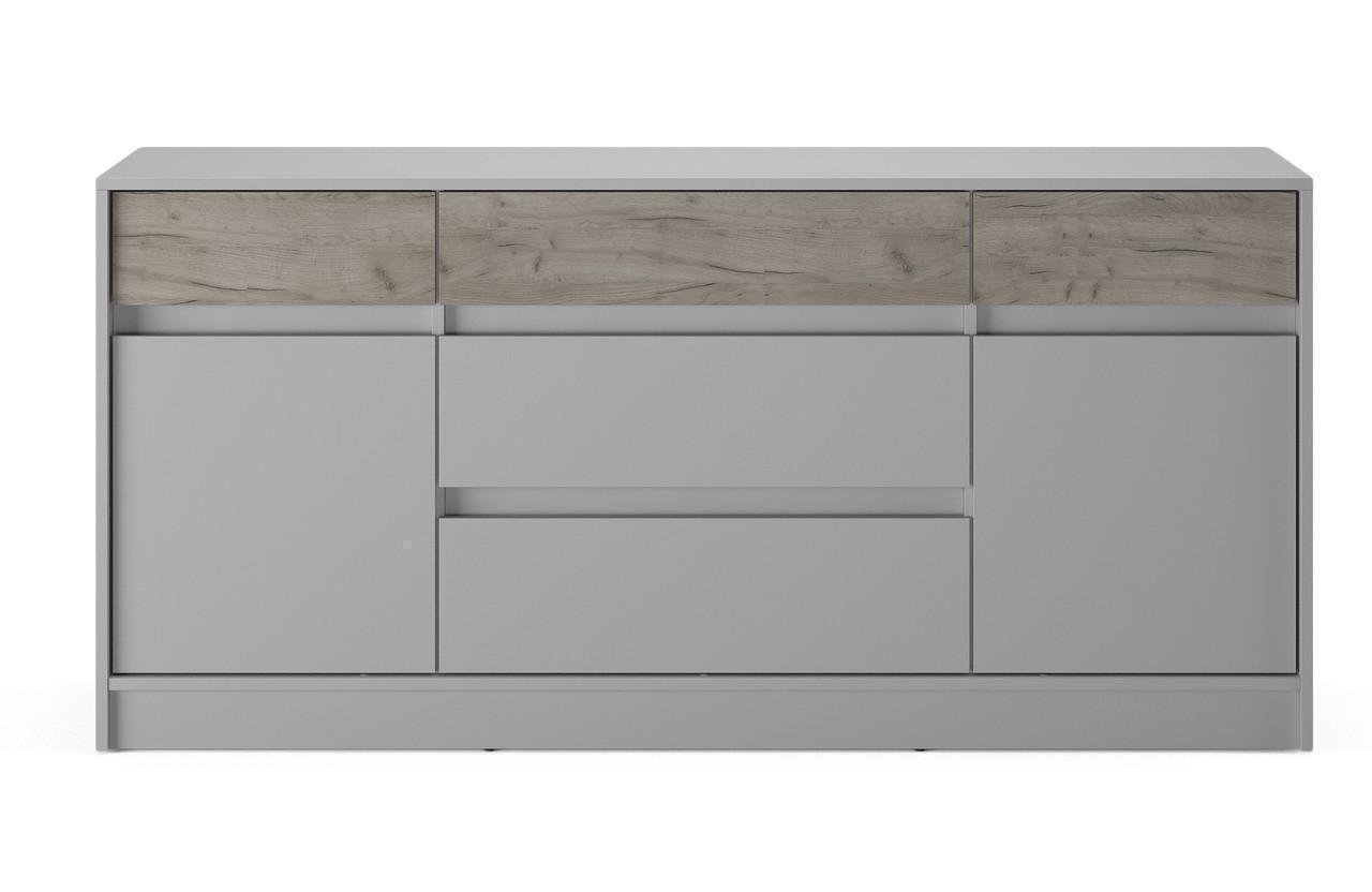 Комод Еверест Стайл-160 160,2х39х75,4 см Кашемир/Крафт серый (EVR-20740,01) - фото 4 Комод Еверест Стайл-160 160,2х39х75,4 см Кашемир/Крафт серый (EVR-20740,01) - фото 4