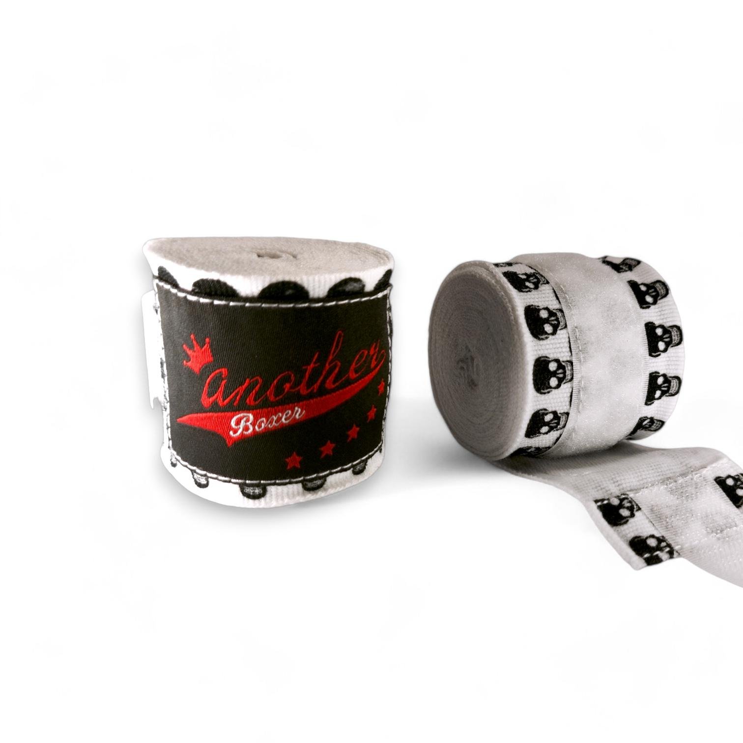 Бинты боксерские Another Boxer Череп 3 м Белый (2_1_3m_2) Бинты боксерские Another Boxer Череп 3 м Белый (2_1_3m_2)