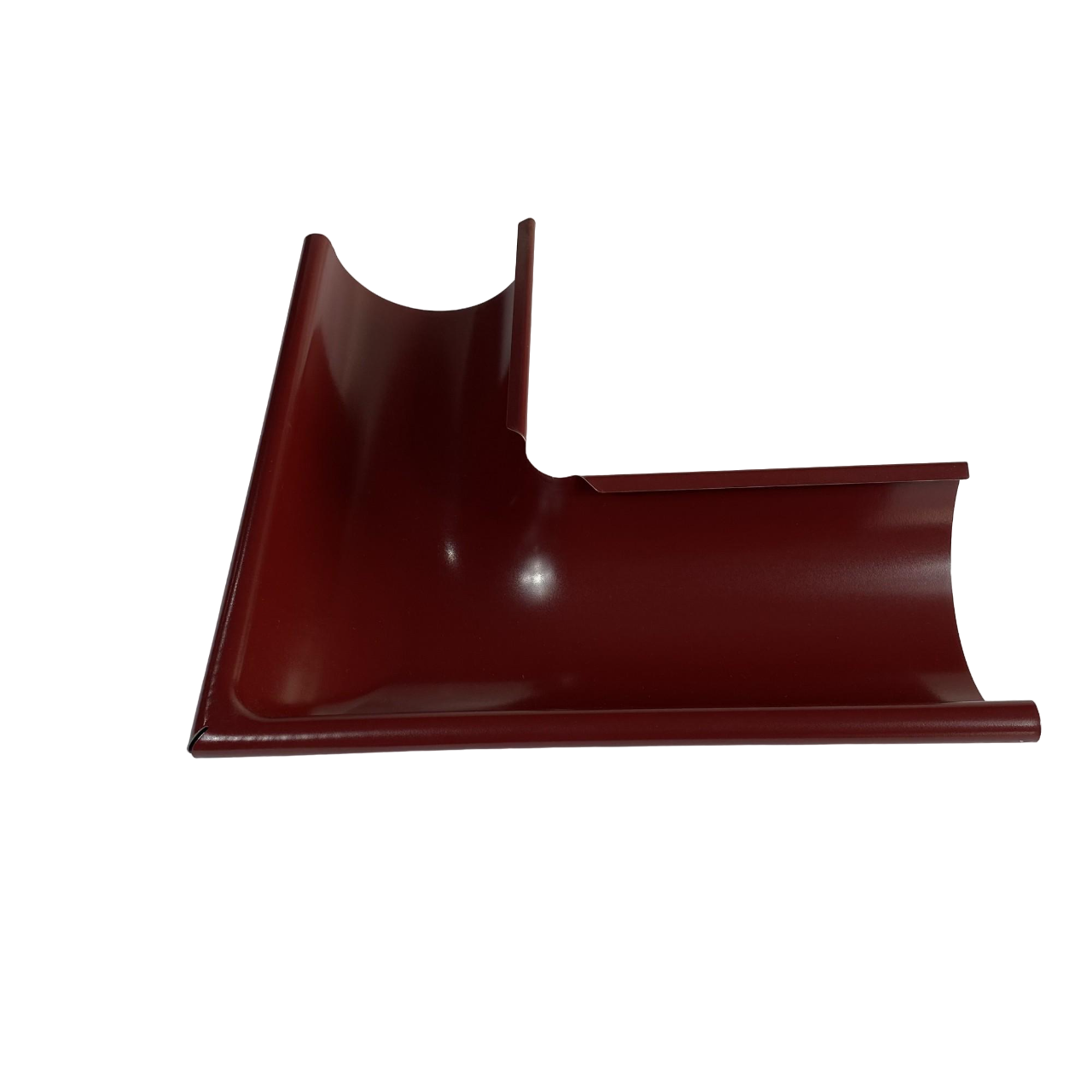 Угол желоба наружный 90° Stream RAL 3005 125 мм Винно-красный (000193)