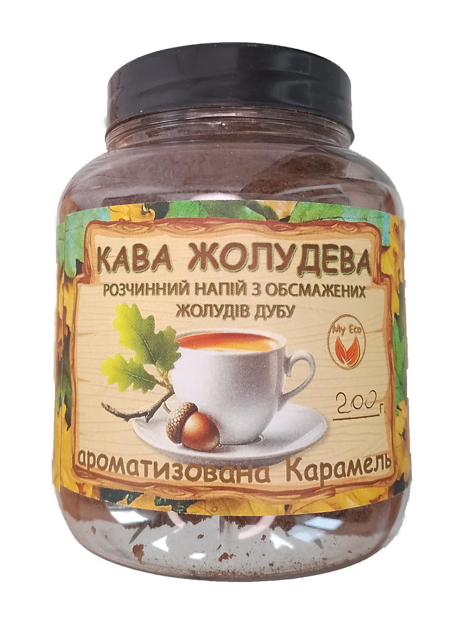 Кофе из желудей дуба ароматизированный Карамель 200 г (2473997774)