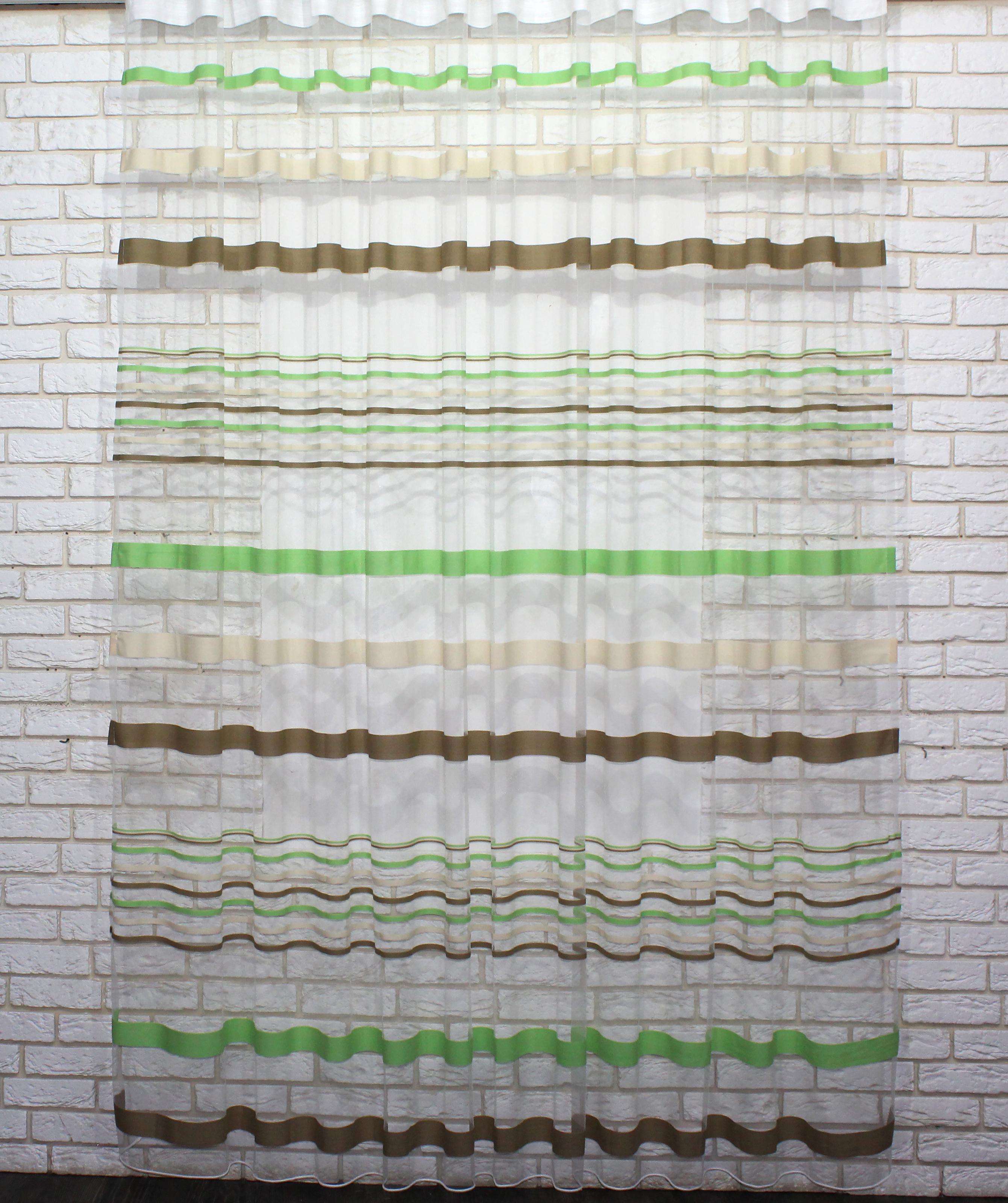 Тюль VR-Textil 342т фатин 300х250 см Бежевый/Салатовый/Кофейный (40-283) Тюль VR-Textil 342т фатин 300х250 см Бежевый/Салатовый/Кофейный (40-283)