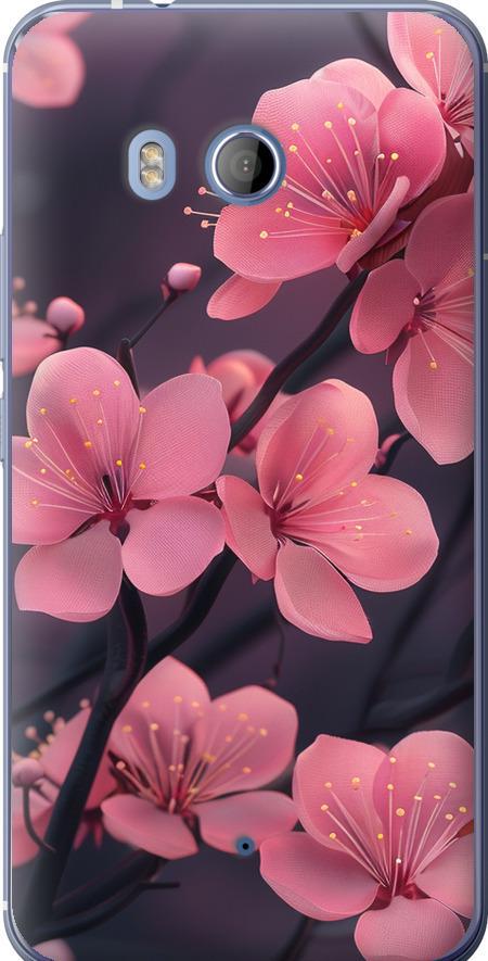 Чехол на HTC U11 Пурпурная сакура (6075u-1007-42517)