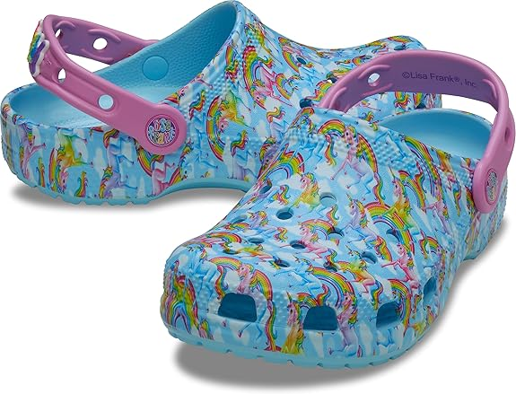 Крокси жіночі Crocs Classic Lisa Frank Clogs Arctic р. 38-39 Бірюзовий (24439)