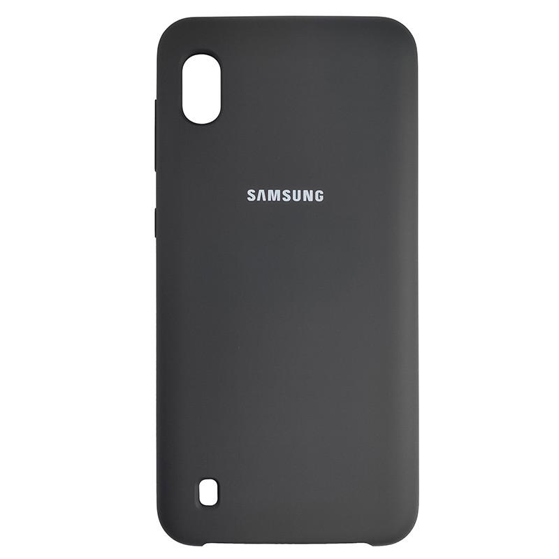 Чехол Silicone Case for Samsung A10 Black  (29caa1-2760)