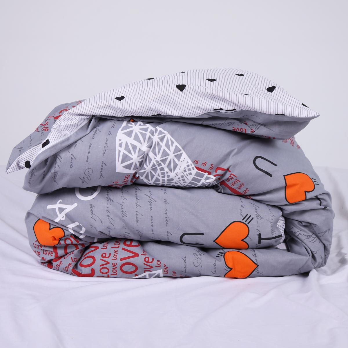 Комплект постільної білизни PaniPava Bunnies З Парижа з коханням 155х215 см (10100681) - фото 3