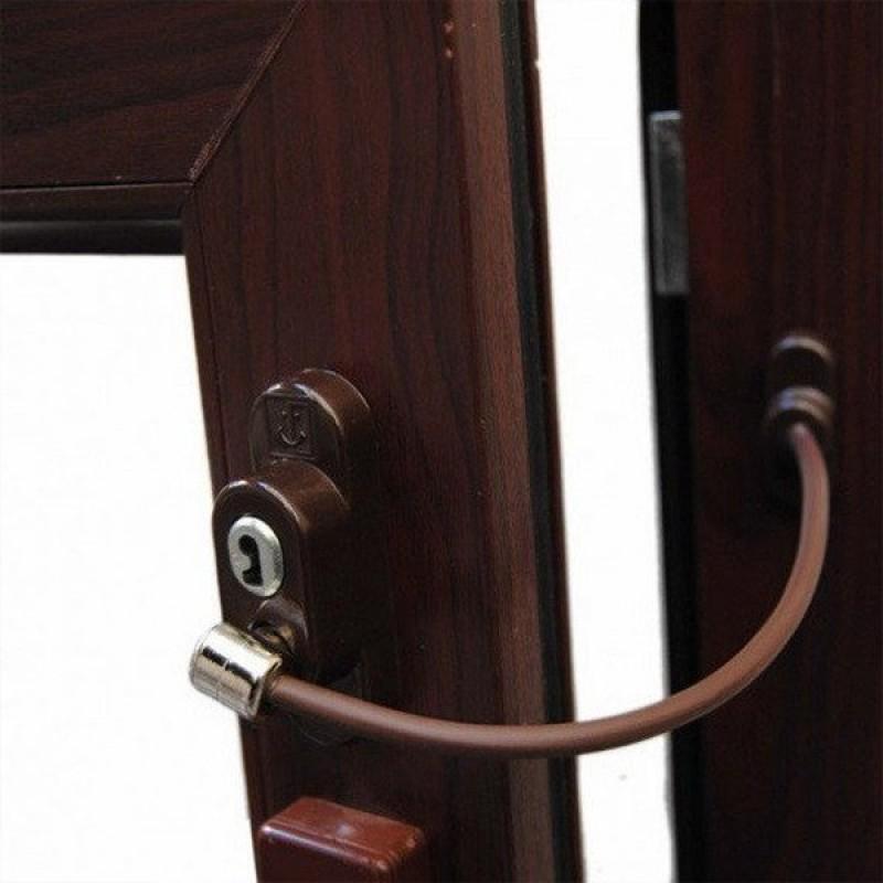 Детский замок на окно Penkid Safety Lock Коричневый (3104214202) - фото 1