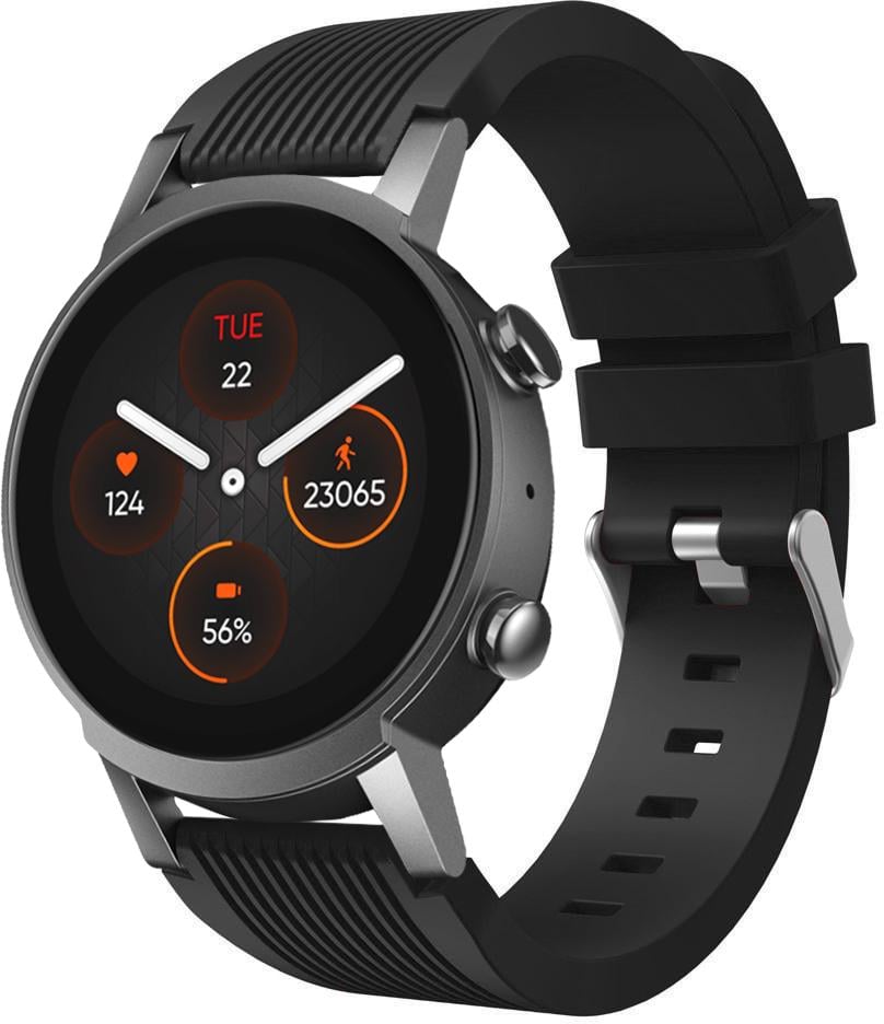 Ремінець Line для Mobvoi TicWatch E3 Black (26764-2B)
