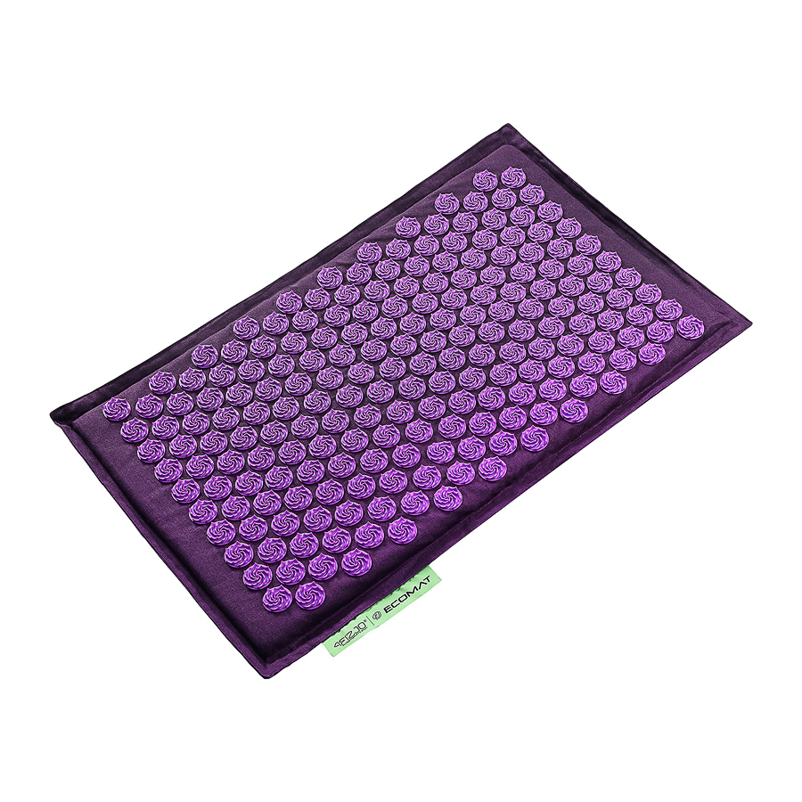Килимок акупунктурний  4fizjo Eco Mat з подушкою 68x42 см Purple (4FJ0181) - фото 4