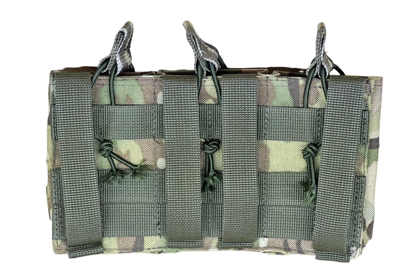 Подсумок для 3-х магазинов универсальный АК ТТХ Мультикам (НФ-00002206) - фото 2 Подсумок для 3-х магазинов универсальный АК ТТХ Мультикам (НФ-00002206) - фото 2