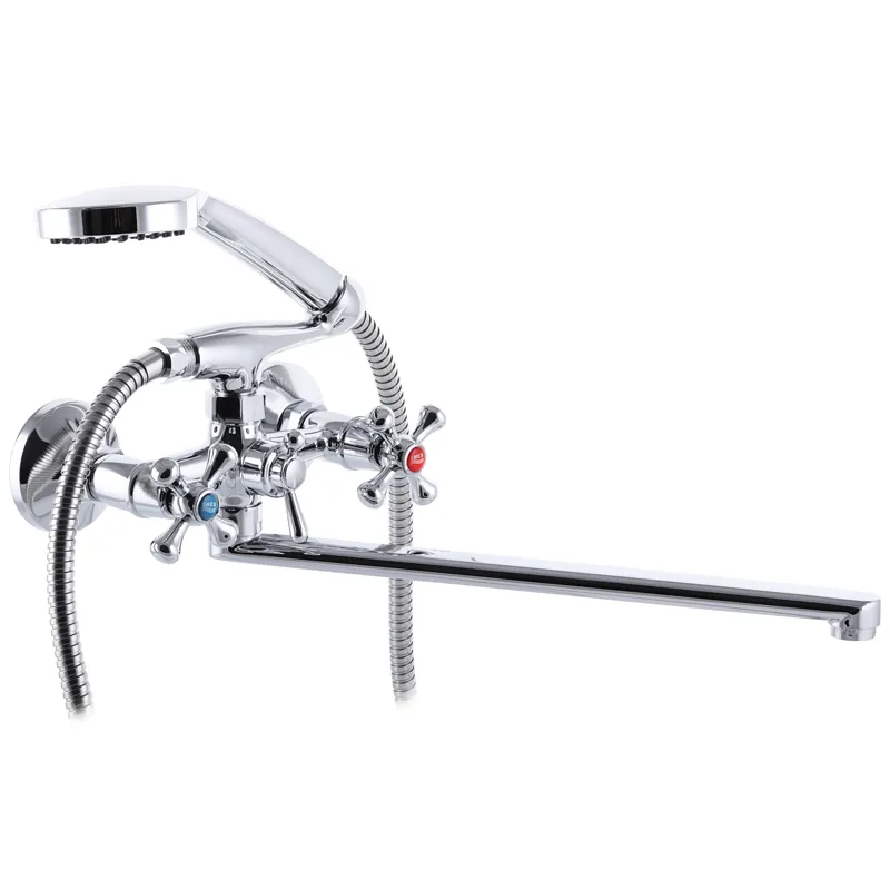 Смеситель для ванны Europroduct Smes 143 из латуни Стальной (EP0106)