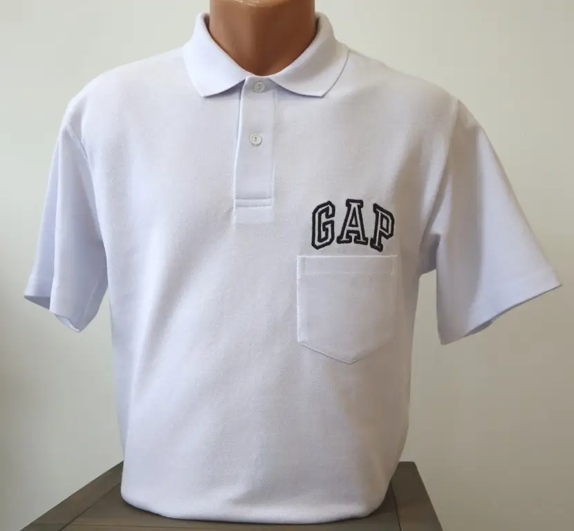 Футболка-поло мужская с вышивкой GAP лакоста М (0001829-M) - фото 3 Футболка-поло мужская с вышивкой GAP лакоста М (0001829-M) - фото 3
