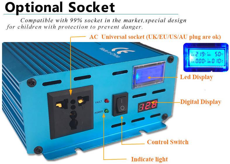 Инвертор IPOWER чистый синус 12-220V 3000W (26339370) - фото 2 Инвертор IPOWER чистый синус 12-220V 3000W (26339370) - фото 2