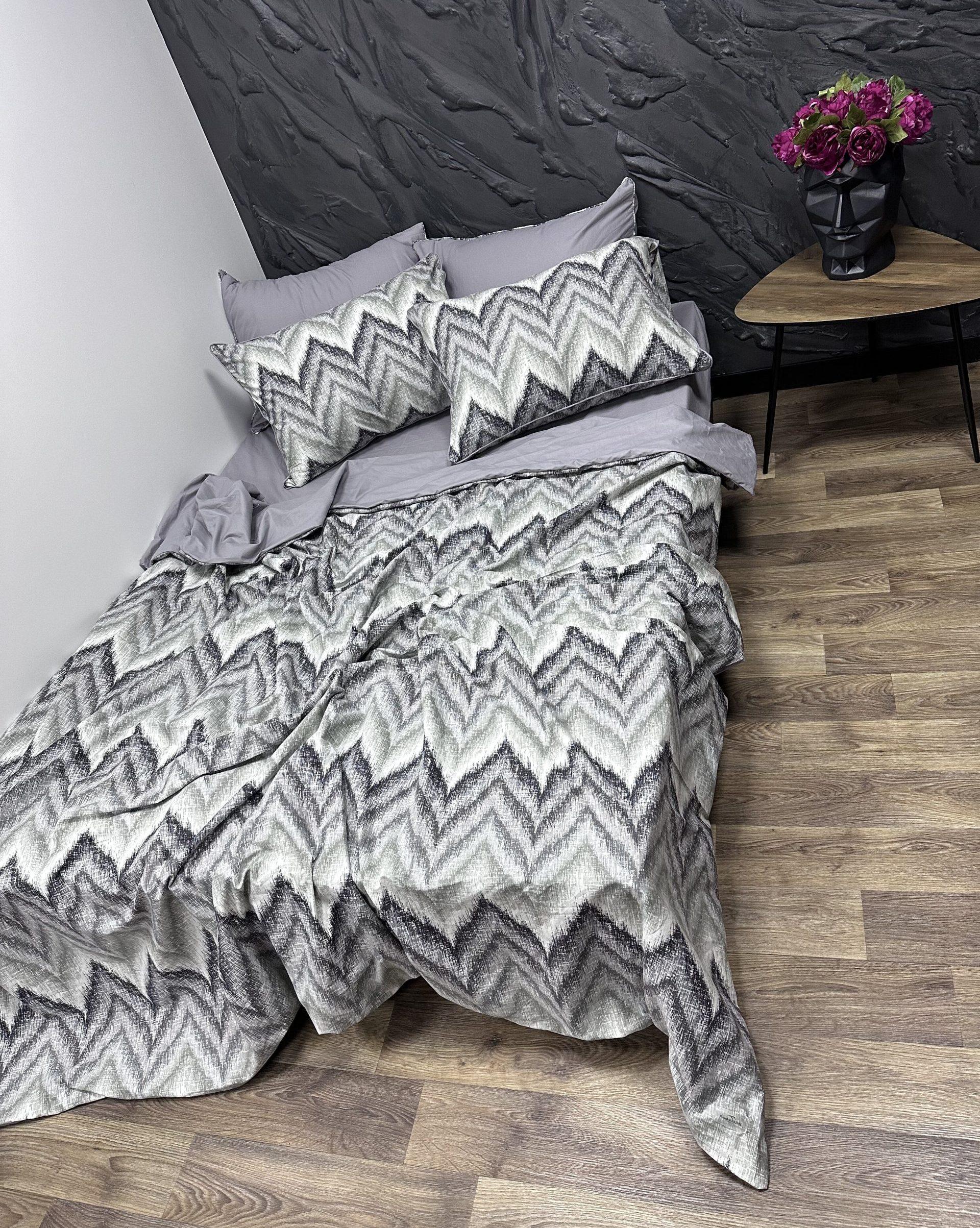 Комплект постельного белья Comfort Home Hills grey двуспальный